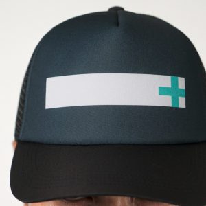 Minimalist Black Trucker Cap